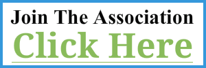 A rectangular banner with the text Join The Association in black and Click Here in large green letters, framed by a thin blue border—perfect for those interested in EMDR, trauma, or PTSD support.