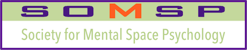 Logo for the Society for Mental Space Psychology, featuring the acronym SOMSP in purple letters with an orange M above the full name in light green text—a calm design reflecting a focus on trauma and PTSD—set on a light green background with a purple border.