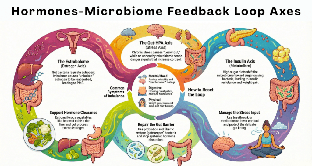 Hormone Microbiome Feedback Loop Hormone Microbiome Feedback Loop