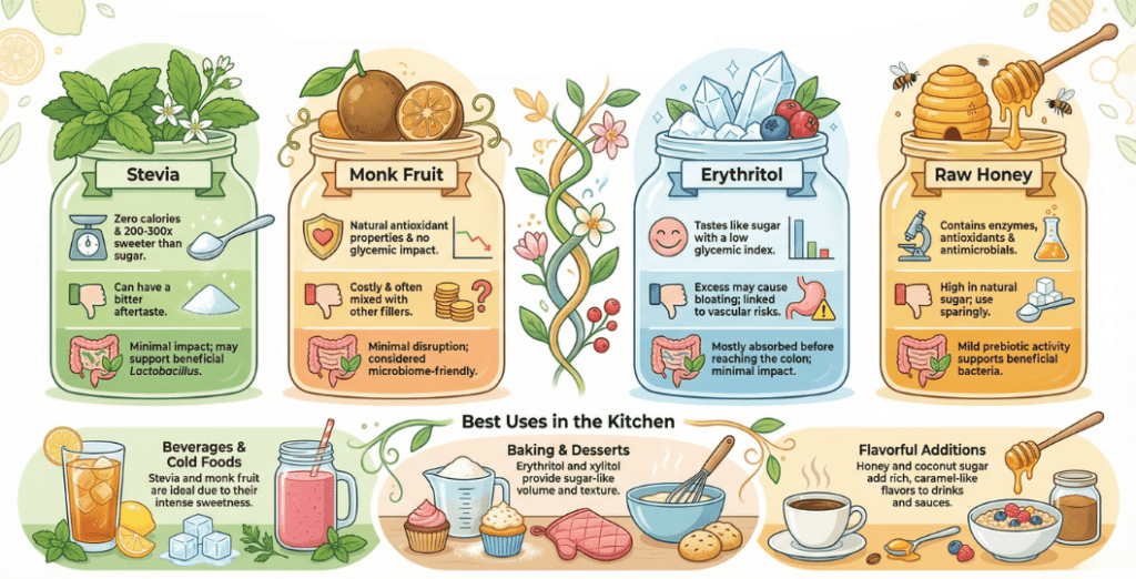 Sweetners Image accompanying Artificial Sweeteners and the Gut Microbiome